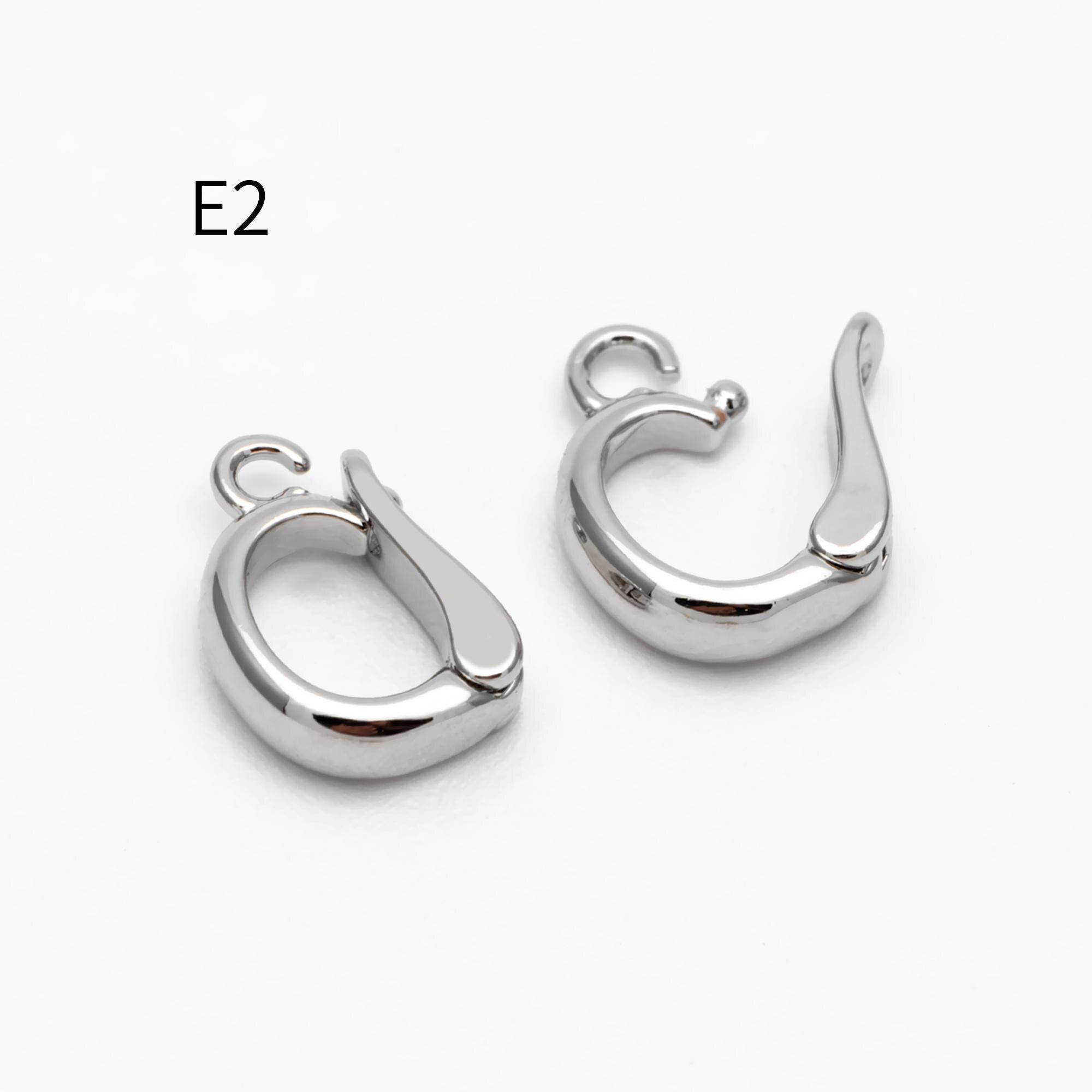 10pcs Gold/ Silver Tone Bail Connector, Gold/ Rhodium Plated Bails, Small Bail, Jewelry Bail, Pendant Bails, Metal Bails (GB-1468)